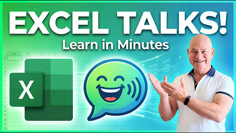 How To Make Excel Talk (1-Click Voice Alerts)