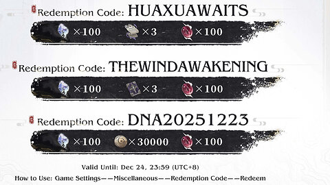 1.1 Livestream Codes (Duet Night Abyss)