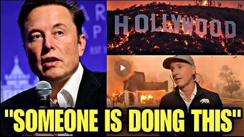 Just Now- Elon Musk Points Out Something About The ‘California Fires’ No One Noticed