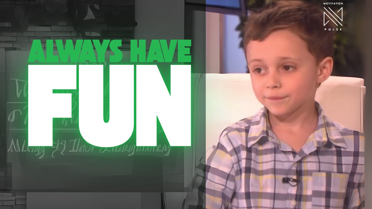 A Boy Who Always Has Fun 😃 | Stay Positive & Motivated | Motivation Pulse