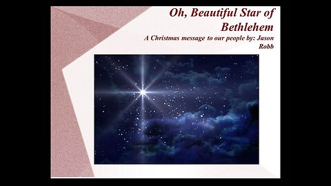 Oh Beautiful Star of Bethlehem