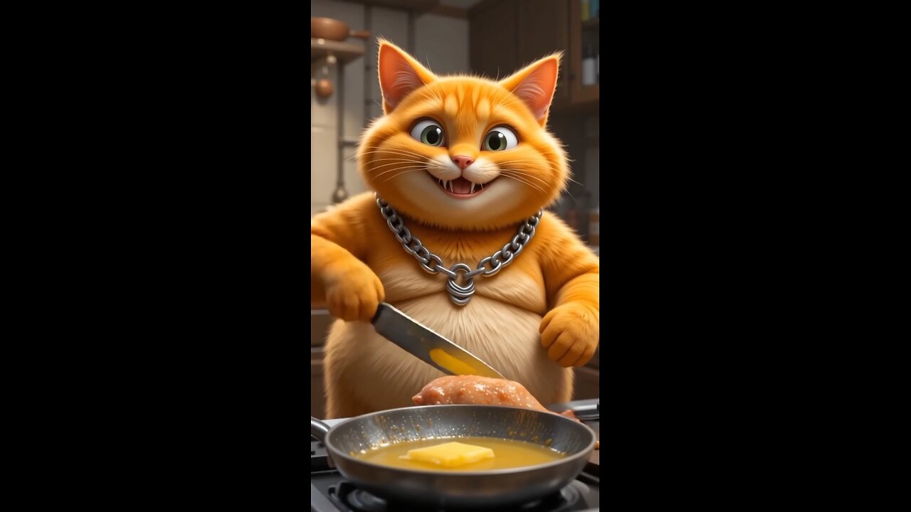 Cat is hungry