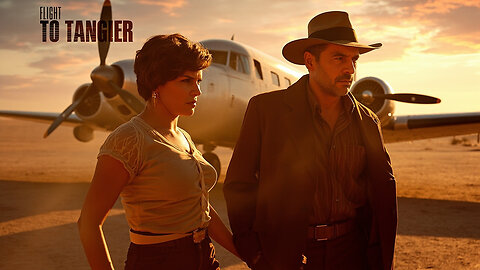 Flight To Tangier Highlights - Joan Fontaine and Jack Palance