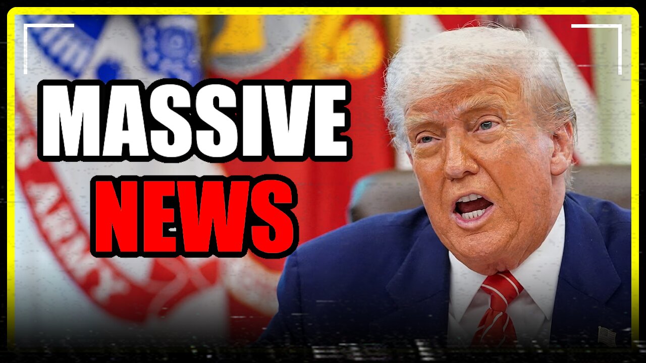 🔴Trump's EMERGENCY Oval Office ANNOUNCEMENT.🔴