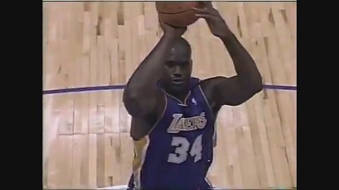 Shaquille O'Neal 23 Points @ Jazz, 1999-2000.