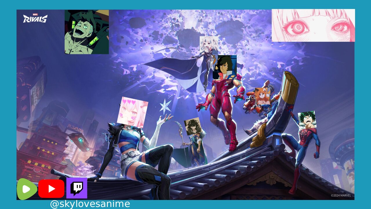 Playing Marvel Rivals on Rumble 🩷