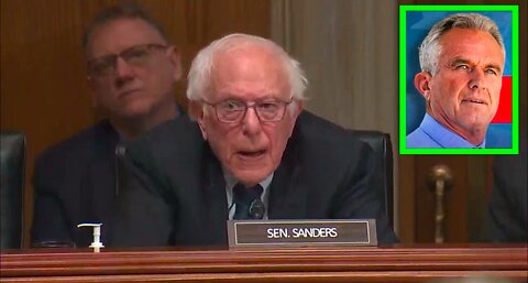 Watch Bernie Sanders Squirm as RFK Jr. Calls Out His Big Pharma Money to His Face