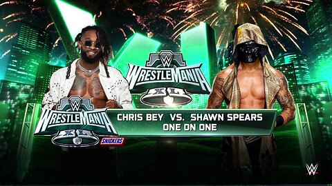 WWE 2k25 Chris Bey vs Shawn Spears