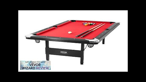 VEVOR Billiards Table 6.3 ft Pool Table Portable Foldable Space-Saving Table Billiard Review