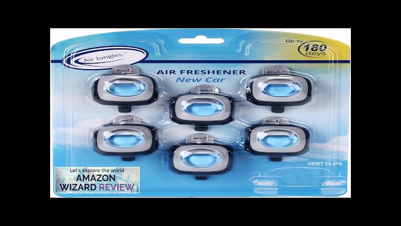 Air Jungles New Car Scent Car Air Freshener Clip 6 Car Freshener Review