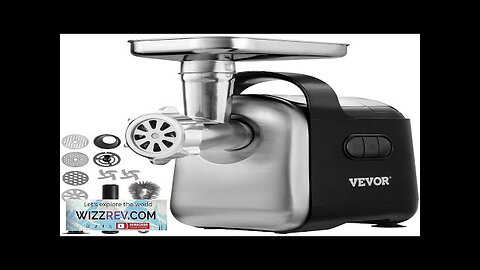 VEVOR Electric Meat Grinder 6.6 Lb/Min 550W（2200W MAX) Industrial Meat Mincer Review