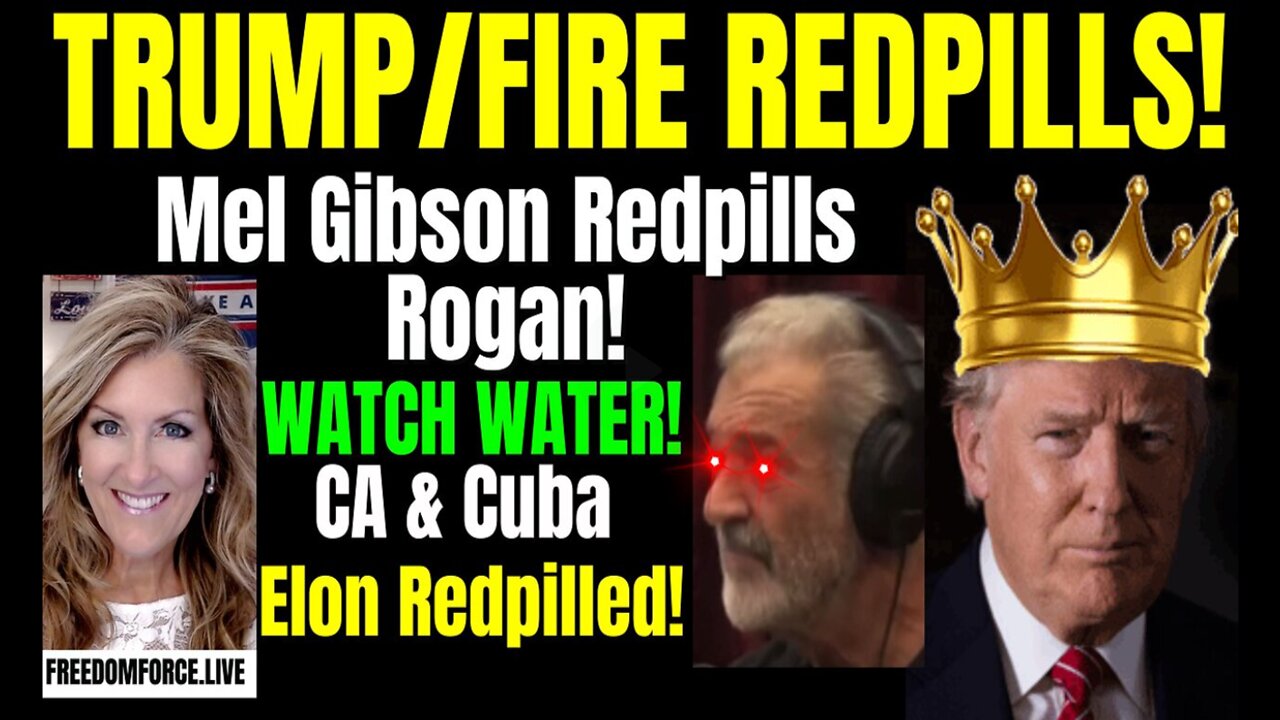 TRUMP AND CALIFORNIA FIRE REDPILLS - Live with Melly! Sunday January 12, 2025