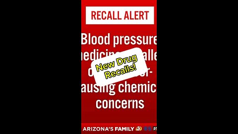 Drug recalls! Look them up.