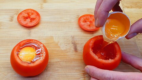 Eggs just need to be cooked — a great breakfast recipe for the whole family.