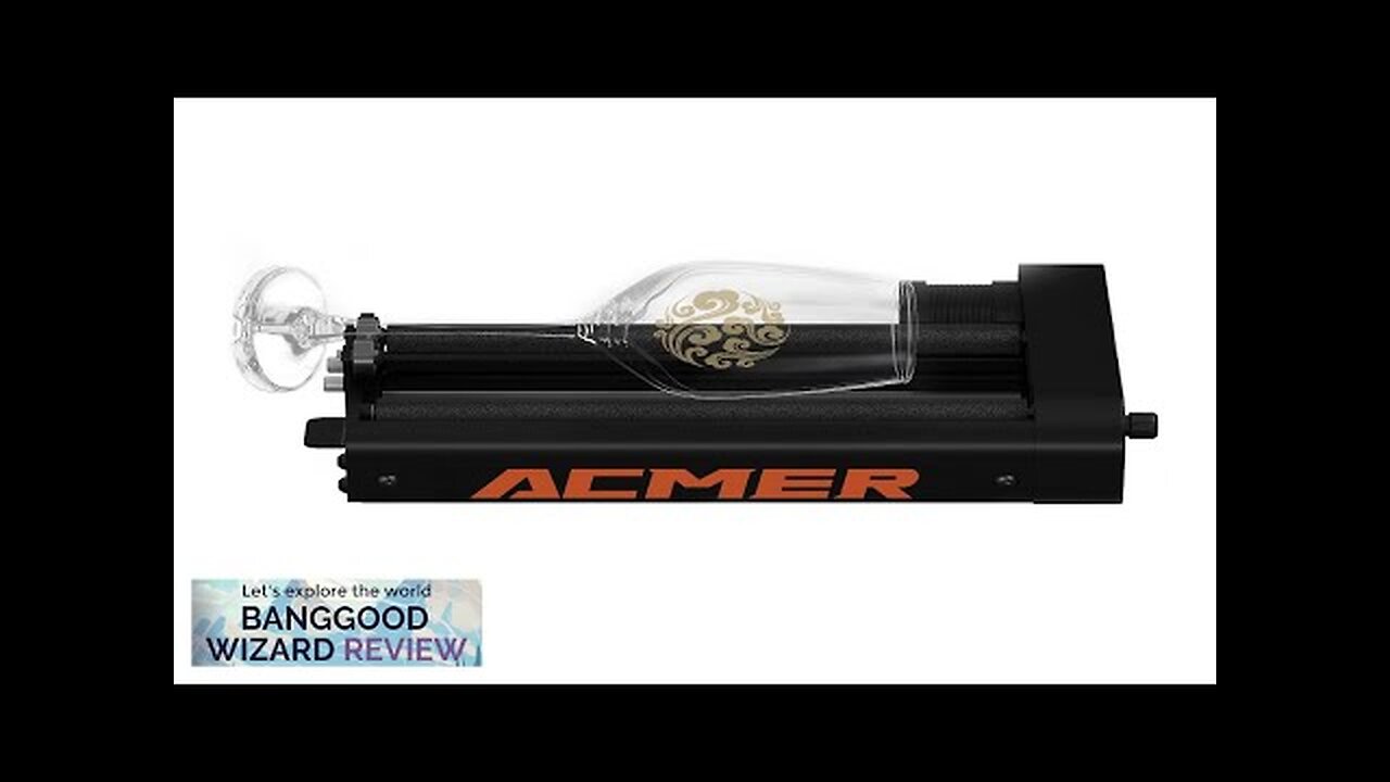 EU/US Direct ACMER M1 Laser Engraver Roller for Cylindrical Objects with 360° Review