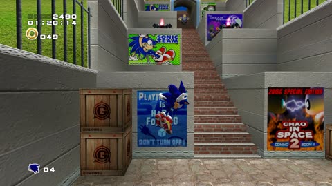 Sonic Adventure 2 City escape and boss battle