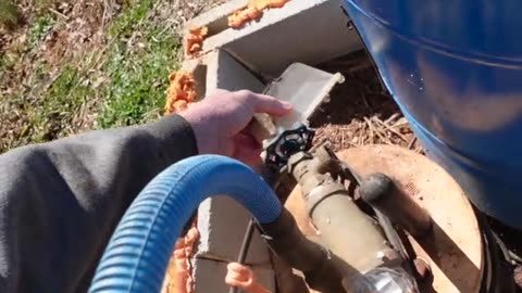 Well/Water Leak Found. Harvard Pop Off Valve Popped. Froze - Don't Know. Could Have Been Much Worse.