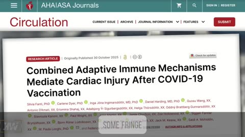 mRNA covid 'vaccines' induce auto immune attack "of self" heart, leading to myocarditis