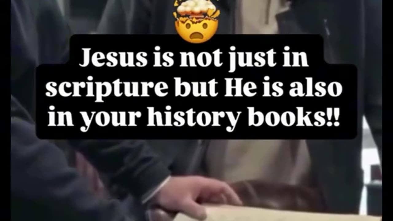 JESUS NOT ONLY IN SCRIPTURE BUT IN HISTORY BOOKS