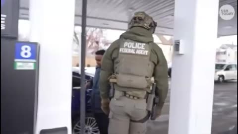 ICE Agent Video Confronting Man at Gas Station Was 100 Staged