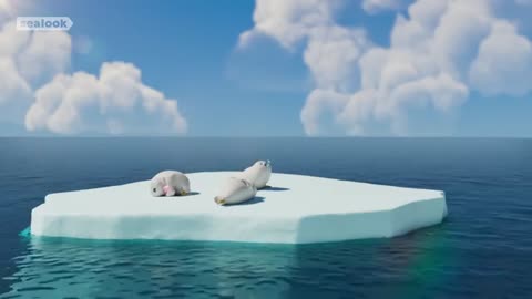 Animated cute animal video