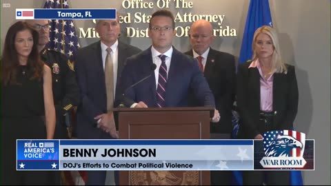 DOJ Presser On Combatting Political Violence