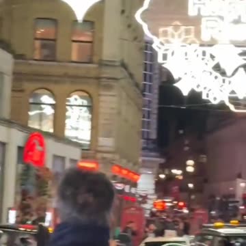 Christmas and Ramadan decorations in London.