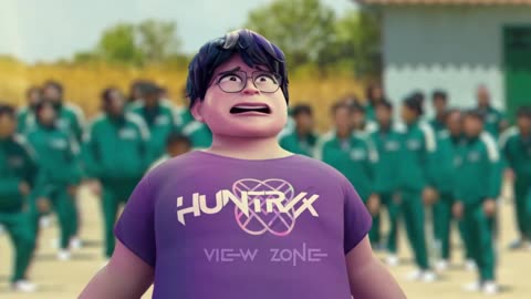 K-Pop Demon Hunters in Squid Game 😈🔥