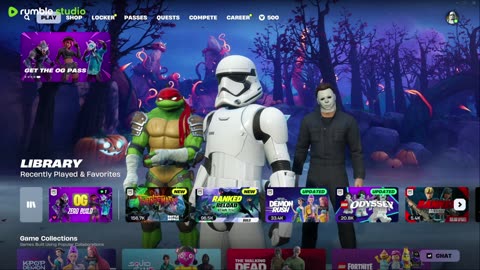 A little chill stream on fortnite