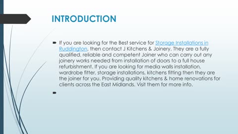 Get The Best Storage Installations in Ruddington.