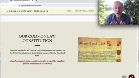 Common Law Constitution explained by Will Keyte.