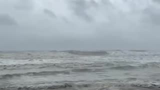 Mar de leva en Cartagena