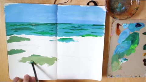 Overcoming Fear To Start Painting _ Sketchbook Sunday #46