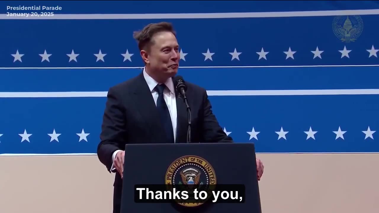 Elon Musk's full remarks at the Presidential Parade