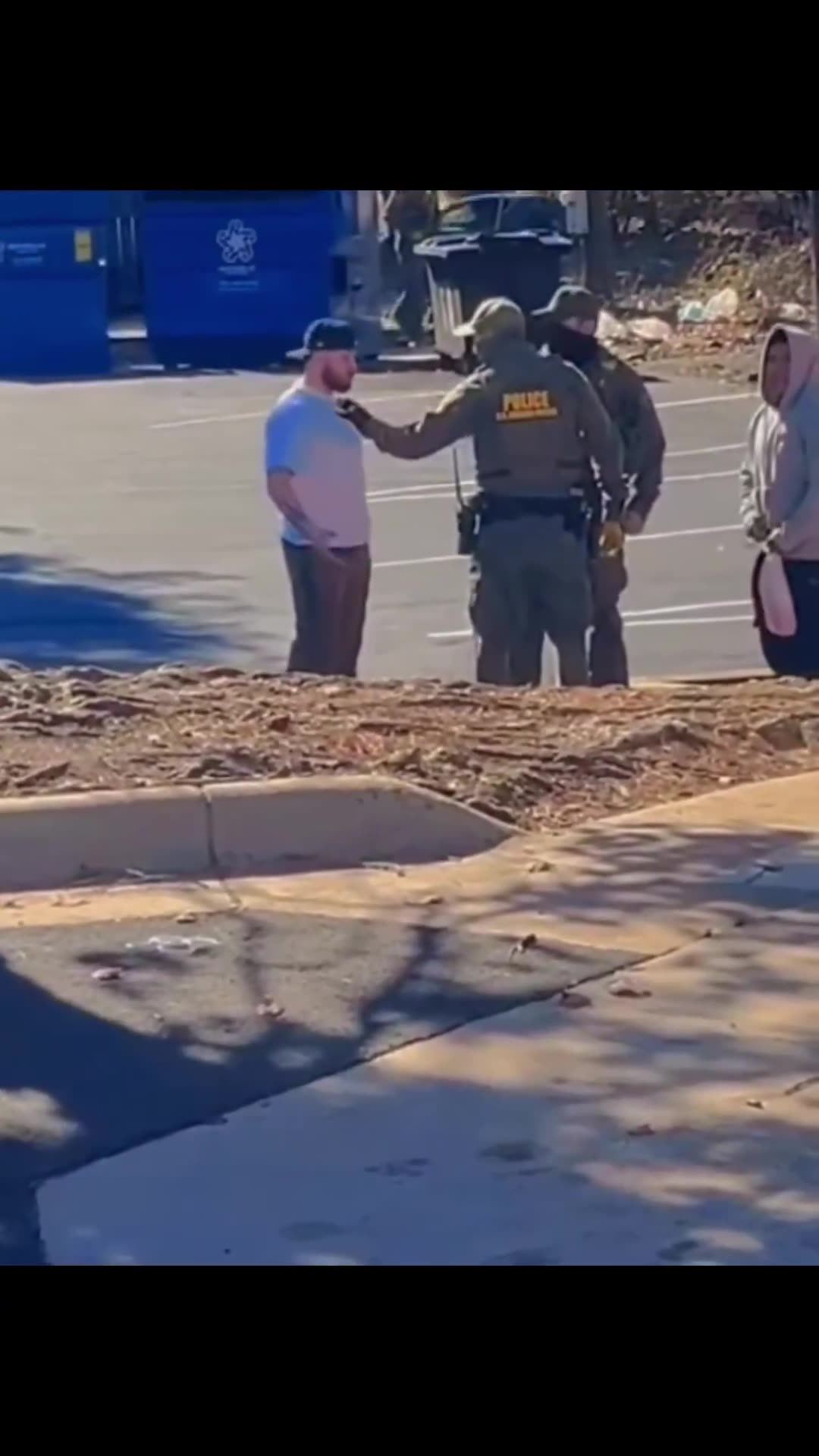 White male attempts to help an illegal alien escape, but it doesnt go as planned.