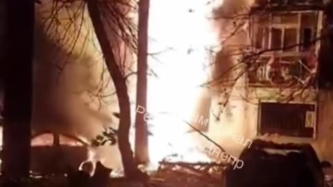 🏢🔥 Ukraine Russia War | UA POV: Building on Fire in Shakhtarsk, Dnipropetrovsk | RCF