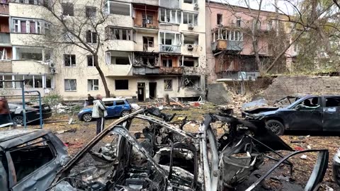 Russian drone attacks injure at least nine people across Kyiv