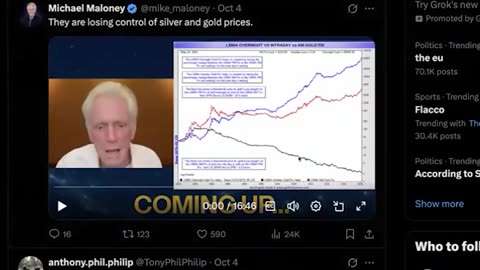 PHYSICAL GOLD & SILVER TO GO UNOBTANIUM -- Bill Holter .......