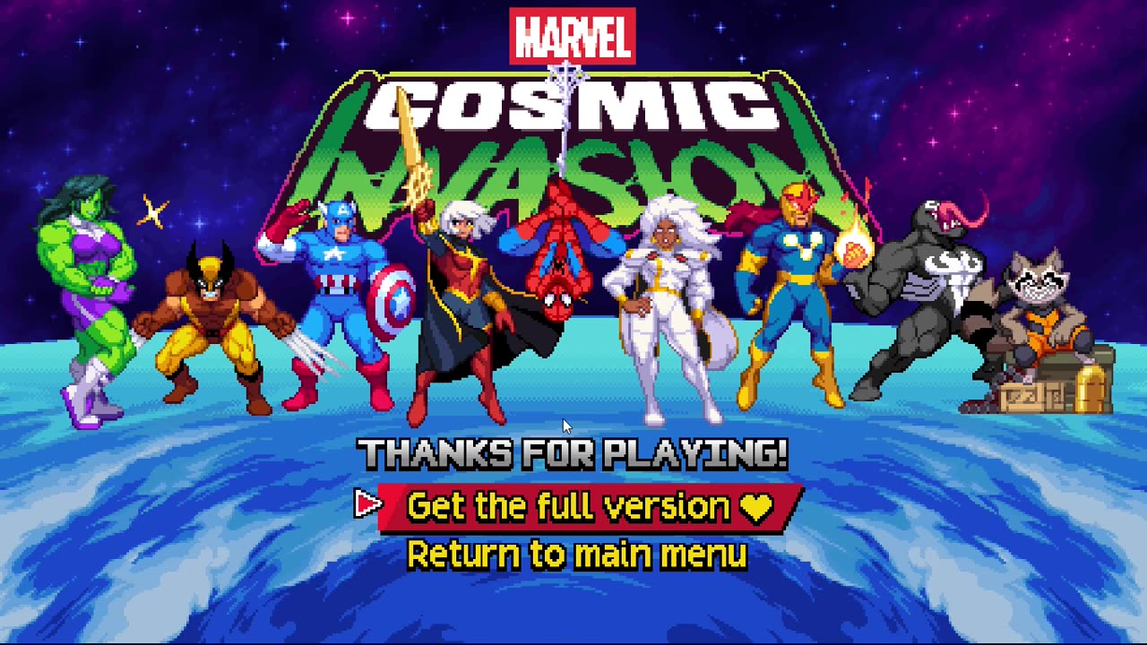 Marvel Cosmic Invasion (Demo Gameplay)