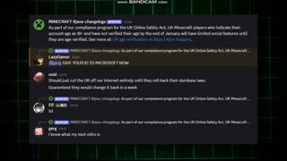 Minecraft UK AGE VERIFICATION?!