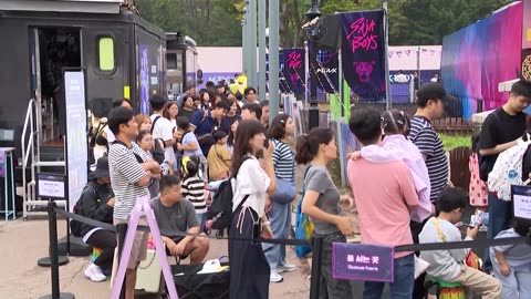 'KPop Demon Hunters' attraction draws crowds in South Korea