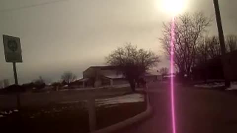 Construction going on at monolith church featuring a loud turn signal noise!