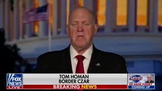 Tom Homan says the ICE operation leaks appear to have originated from inside the FBI