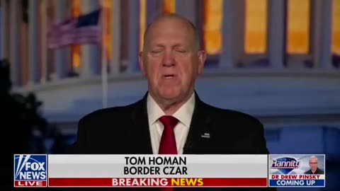 Tom Homan says the ICE operation leaks appear to have originated from inside the FBI