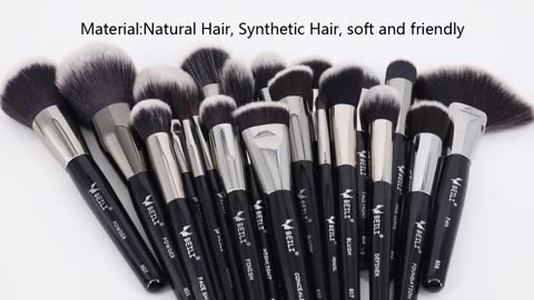 Professional Premium Makeup Brushes Set 35pcs Foundation Loose Powder Eye Blending