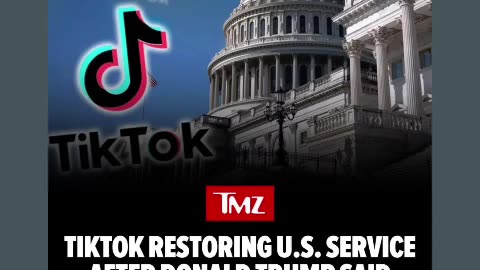 Congress we know tiktok has been restored get a clue wouldya lol yes Congress we got it 01/21/25