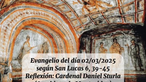 Evangelio del día 02/03/2025 según San Lucas 6, 39-45 - Cardenal Daniel Sturla