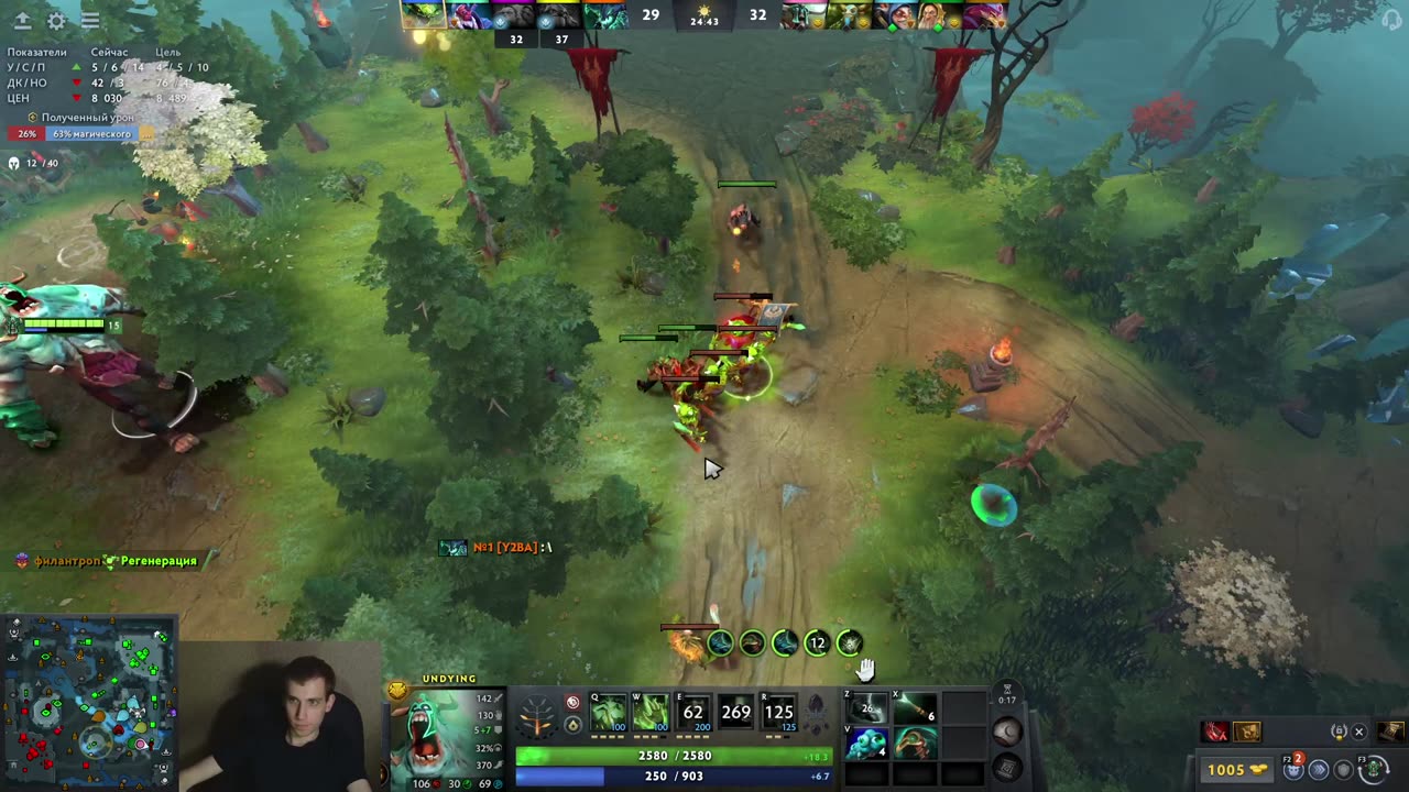 Dota 2: Undying с керри Meepo, но трон не выжил