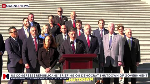 🇺🇸 Speaker Mike Johnson and House Republicans Briefing on Day 36 of Democrat Shutdown [LIVE]