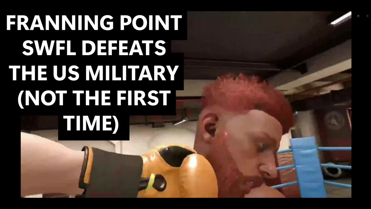 FRANNING POINT SWFL FELTS US MILITARY #thrillofthefight2 SURRENDERS